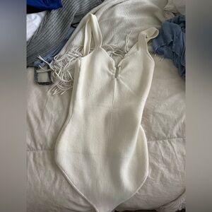 Abercrombie & Fitch Cream Knit Top